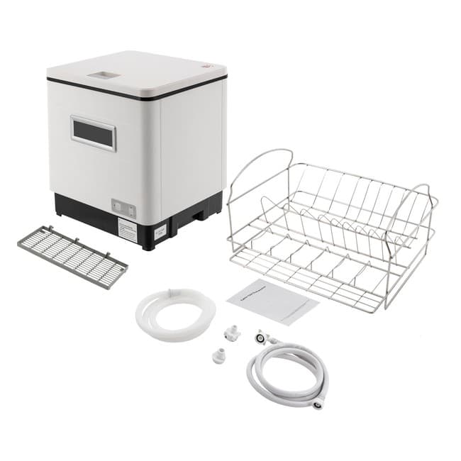 Edelstahl Geschirrspüler 60L Mini Spülmaschine Tischgeschirrspüler freistehen DE product image